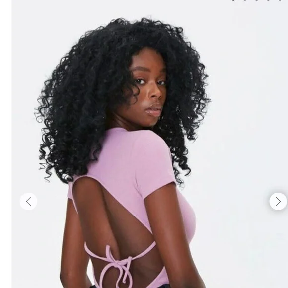 NWT forever 21 open Back Bodysuit - Picture 6 of 8